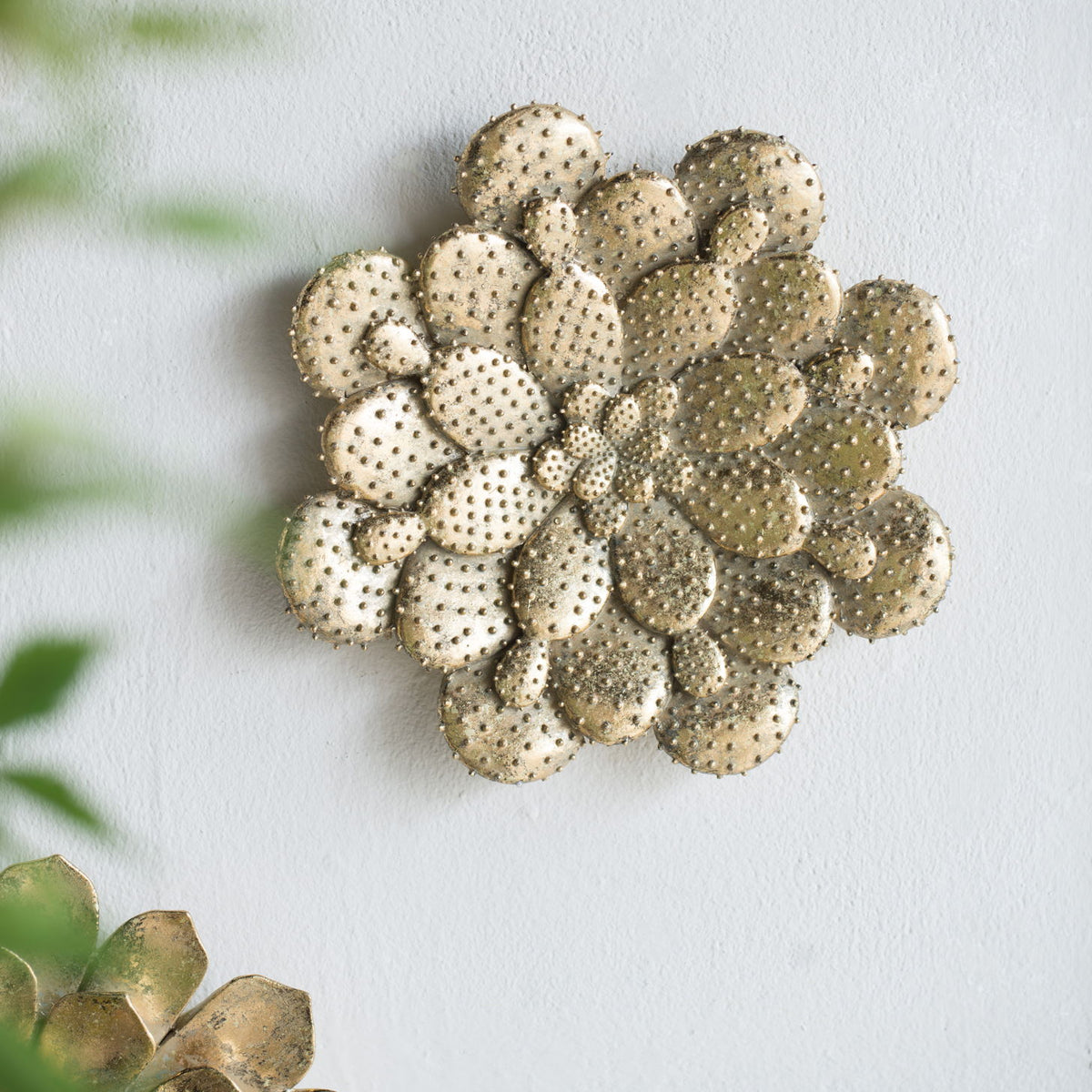 Resin Succulent Wall Plaque