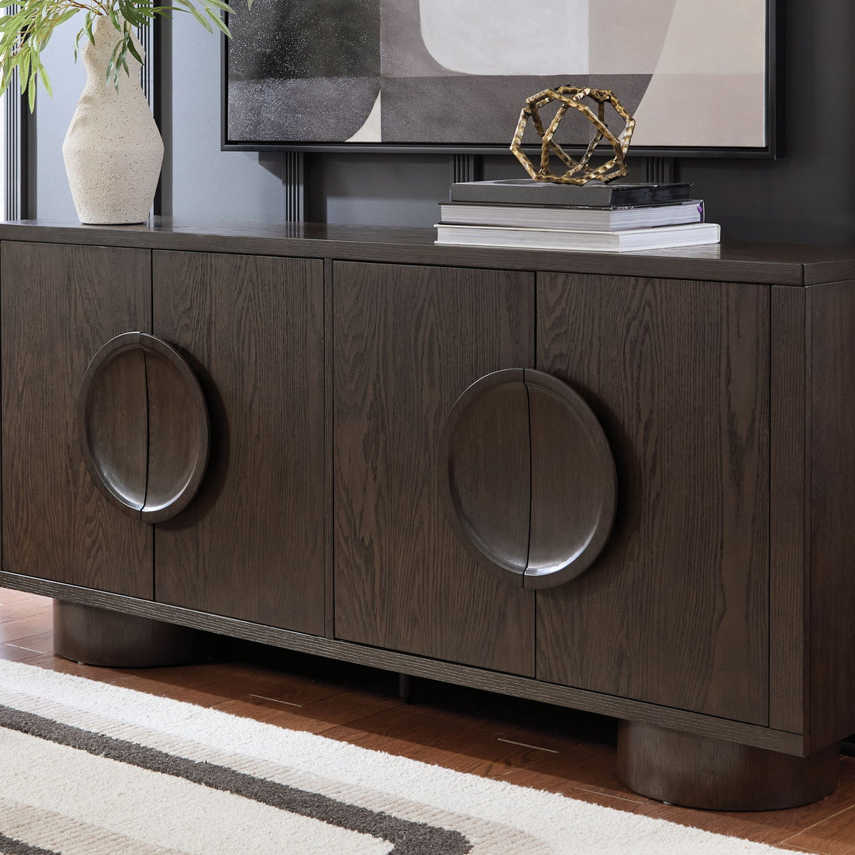 Veeda - Dark Brown - Accent Cabinet