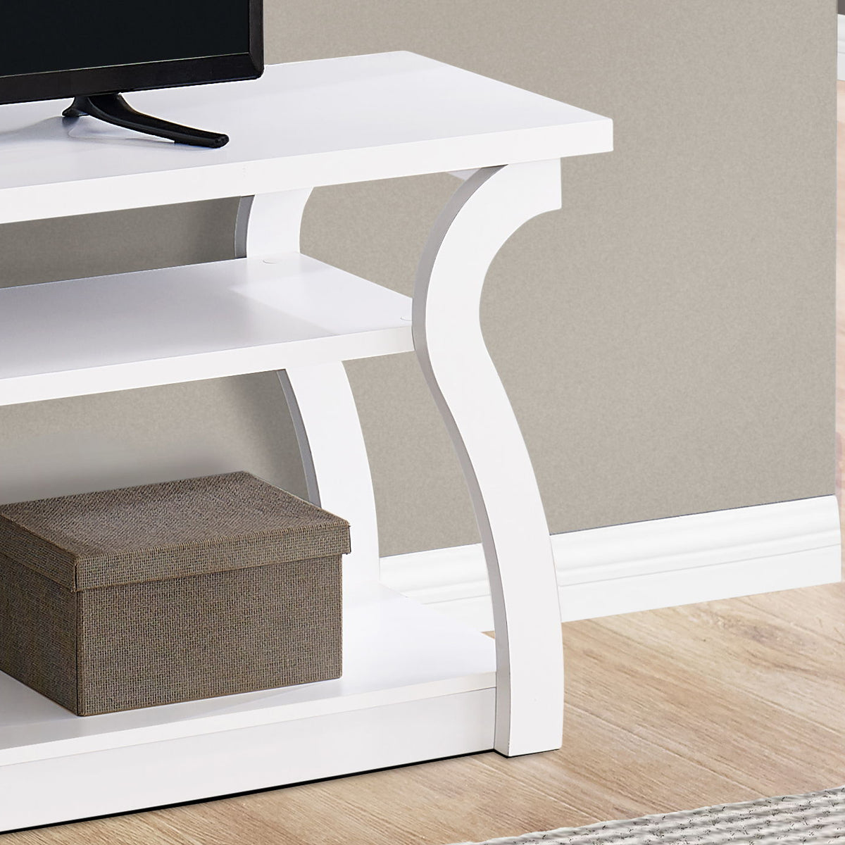TV Stand, Console, Media Entertainment Center, Storage Shelves