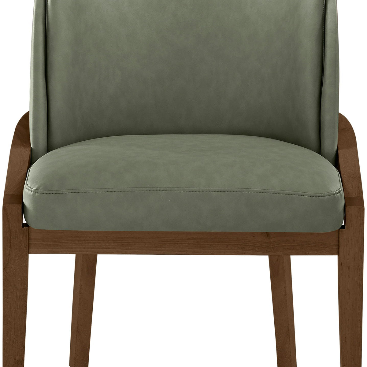 Navo - Vegan Leather Upholstered Dining Chair - Green
