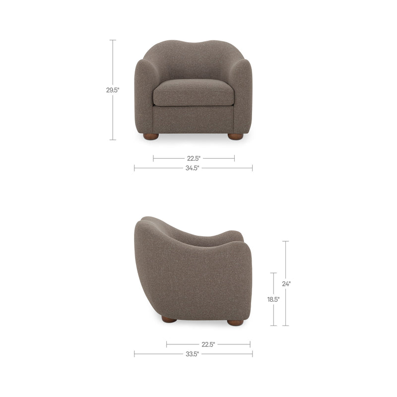 Bria - Accent Chair - Brown