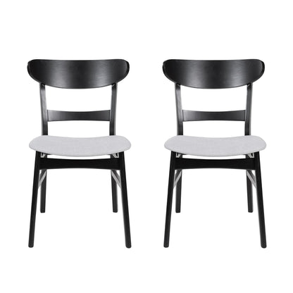 5 Piece Dining Set With Table And 4 Upholstered Chairs