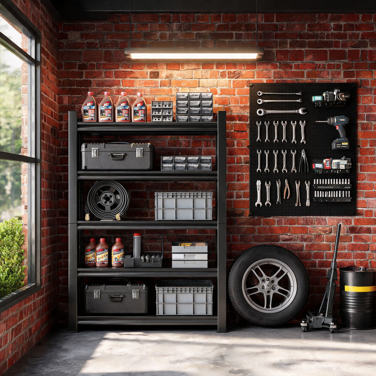 5 Tier Heavy Duty Shelving Unit Adjustable Shelving Units