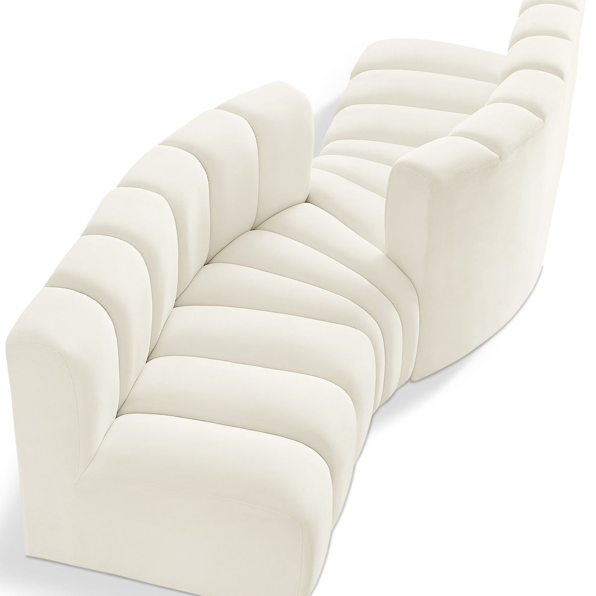 Arc - Velvet 4 Piece Sofa