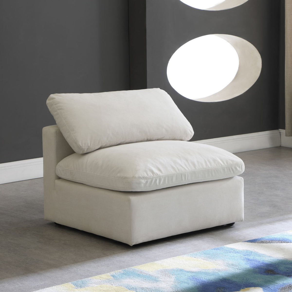 Plush - Modular Armless Chair