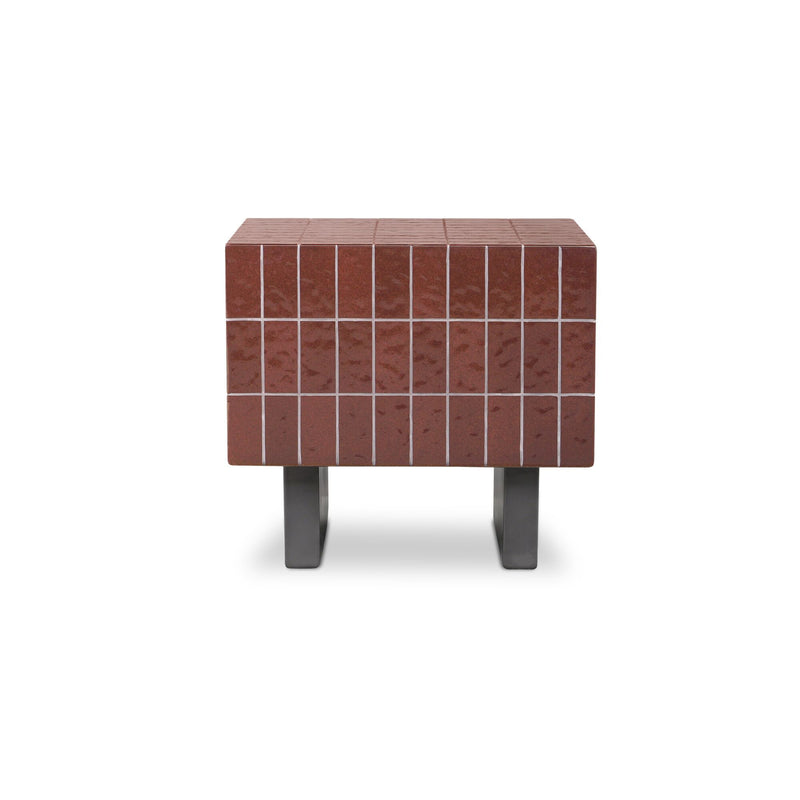 Farren - Outdoor Side Table - Brown