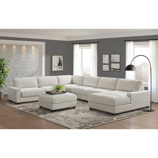 Arizona - Modular Armless Chair - Steno Beige