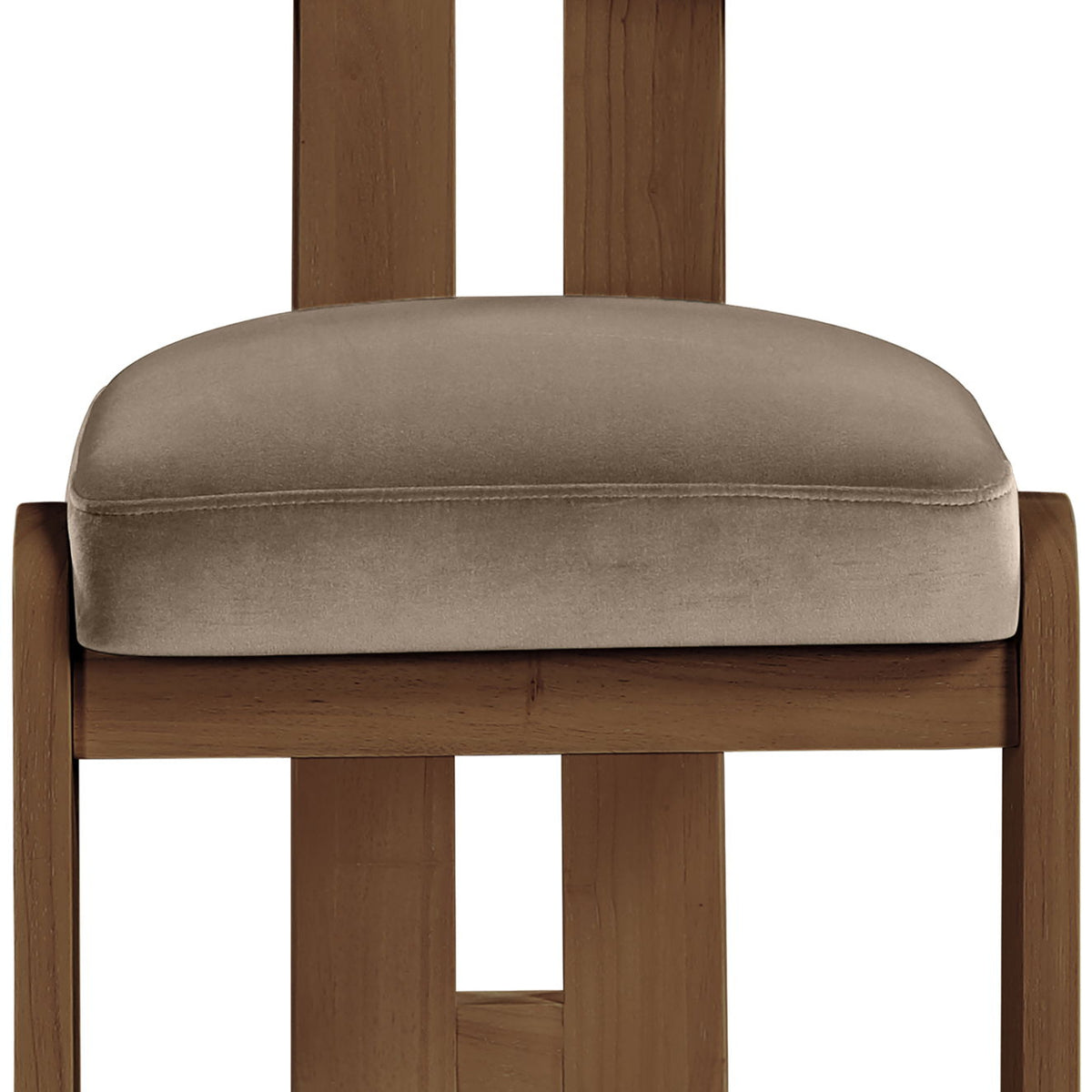 Arienzo - Performance Fabric Upholstered Dining Chair (Set of 2) - Walnut Base