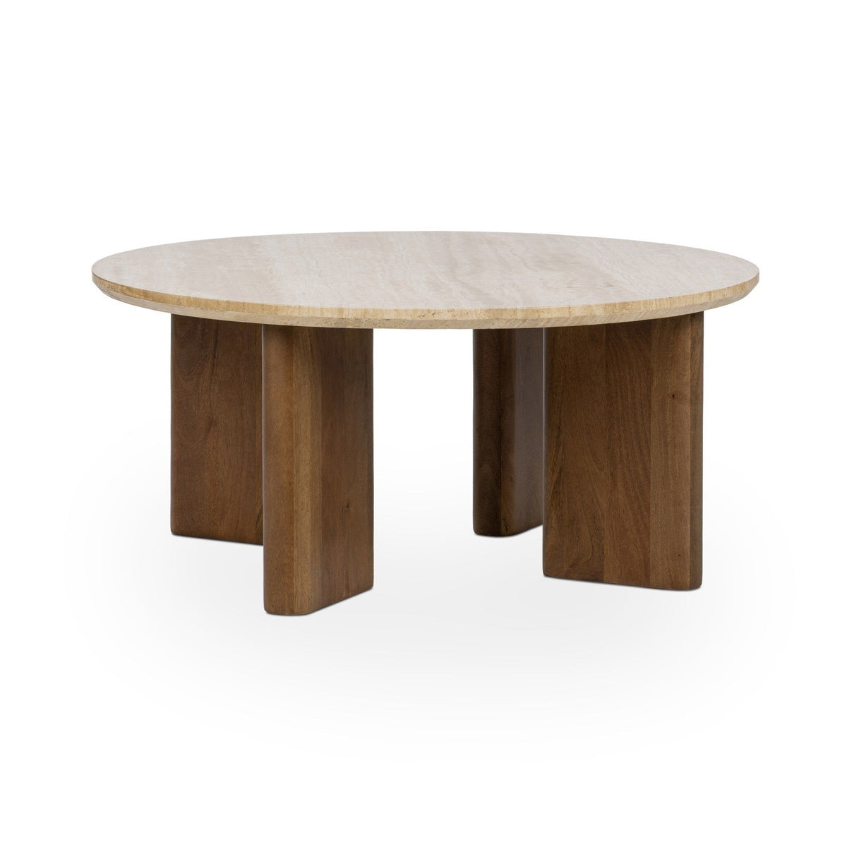 Idella - Travertine Round Table