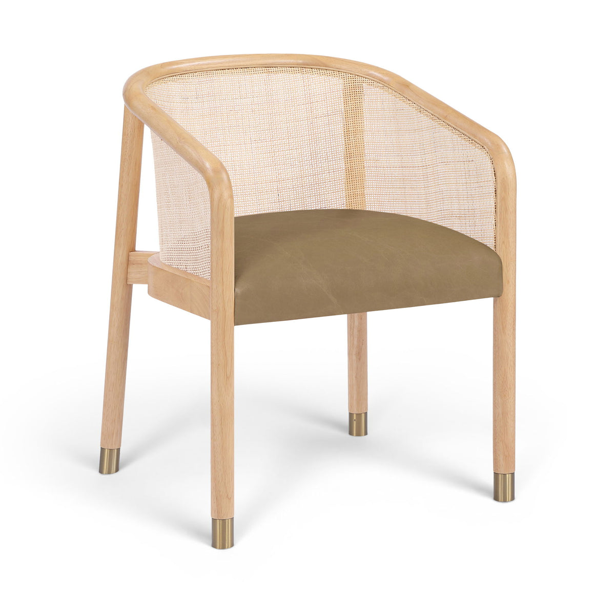 Sylvan - Vegan Leather Dining Chair (Set of 2) - Natural Frame