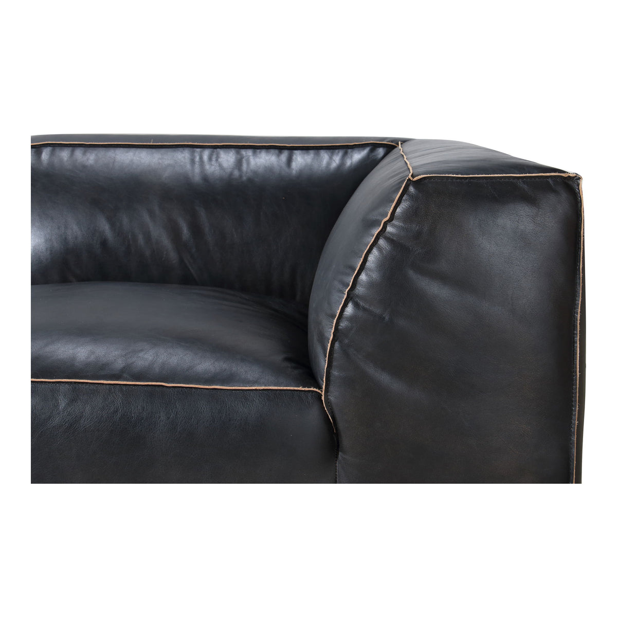 Luxe - Corner Chair - Antique Black