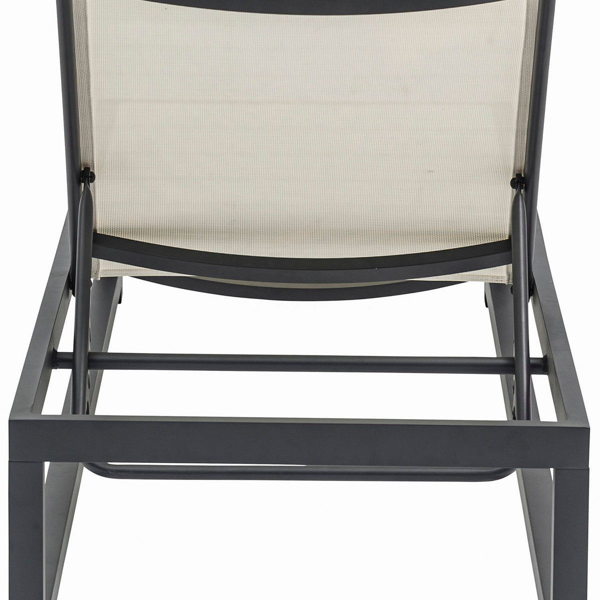 Maldives - Water Resistant Outdoor Patio Adjustable Sun Chaise Lounge Chair With Gray Base