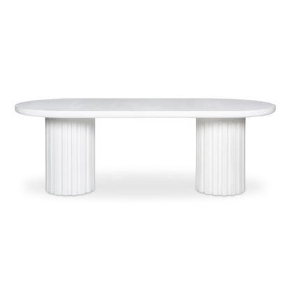 Eris - Outdoor Dining Table - White