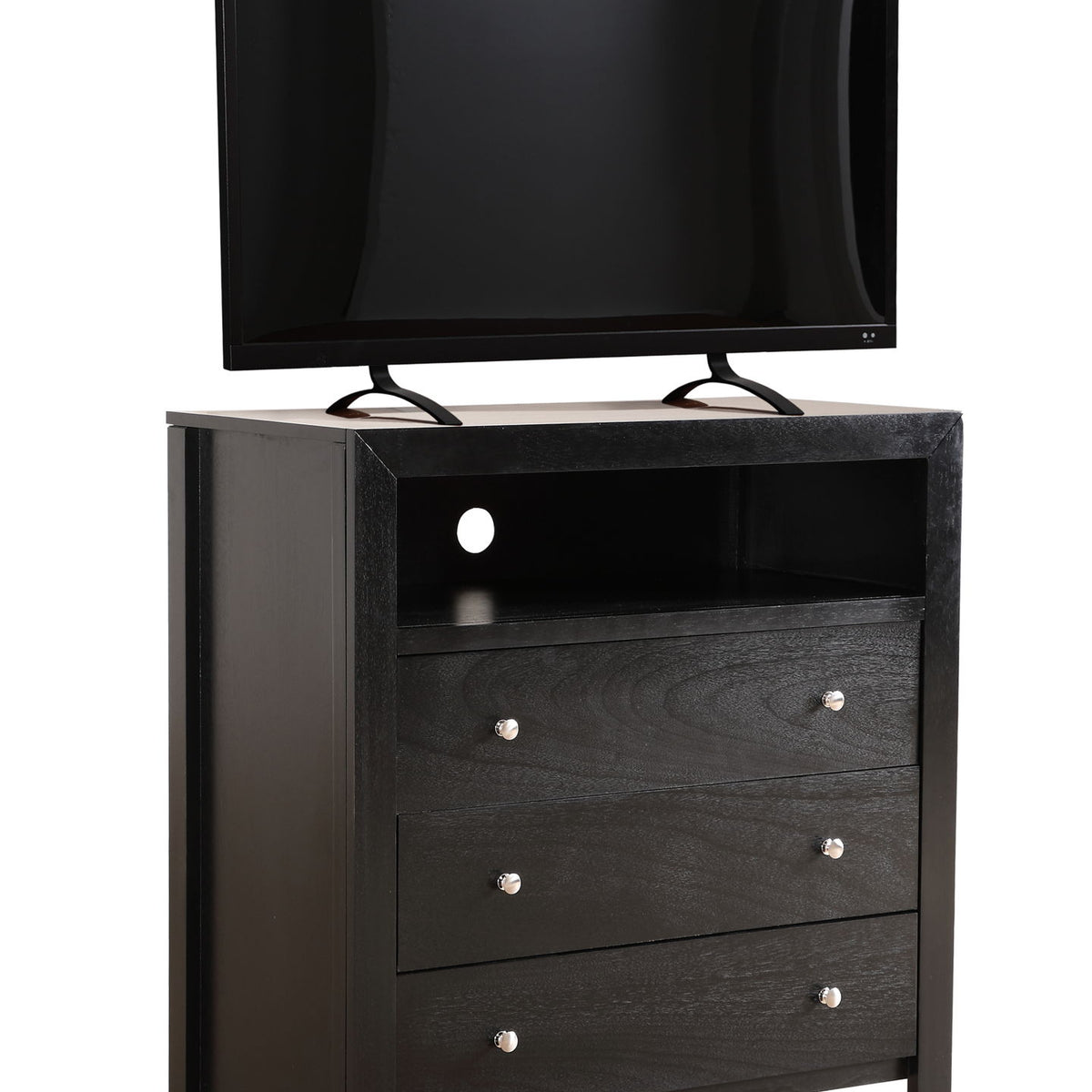 Elegant Transitional Media Chest