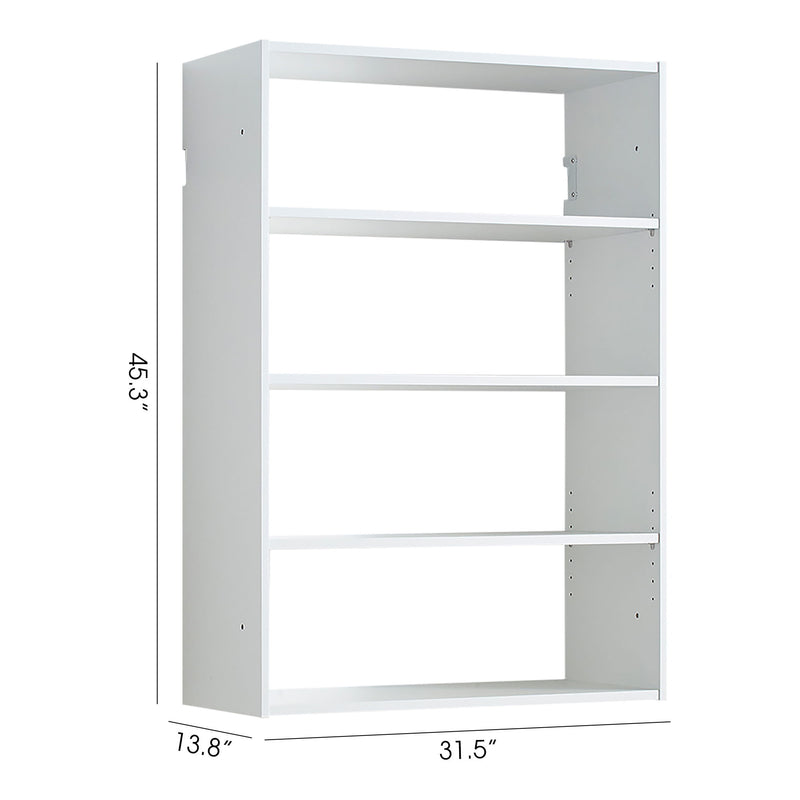 Devi - Wall Mounted Wood Closet System With Modular Design And Ample Storage