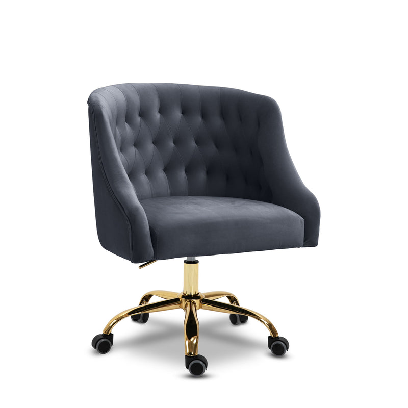 Arden - Office Chair with Gold Legs