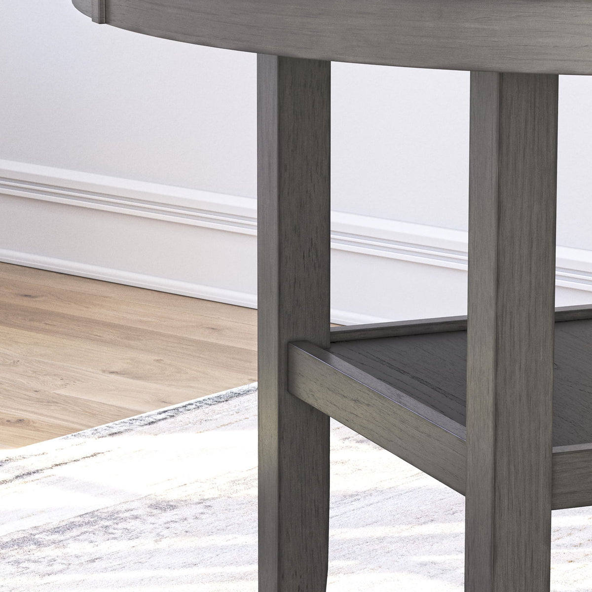 Wrenning - Dining Room Table Set (Set of 5) - Gray