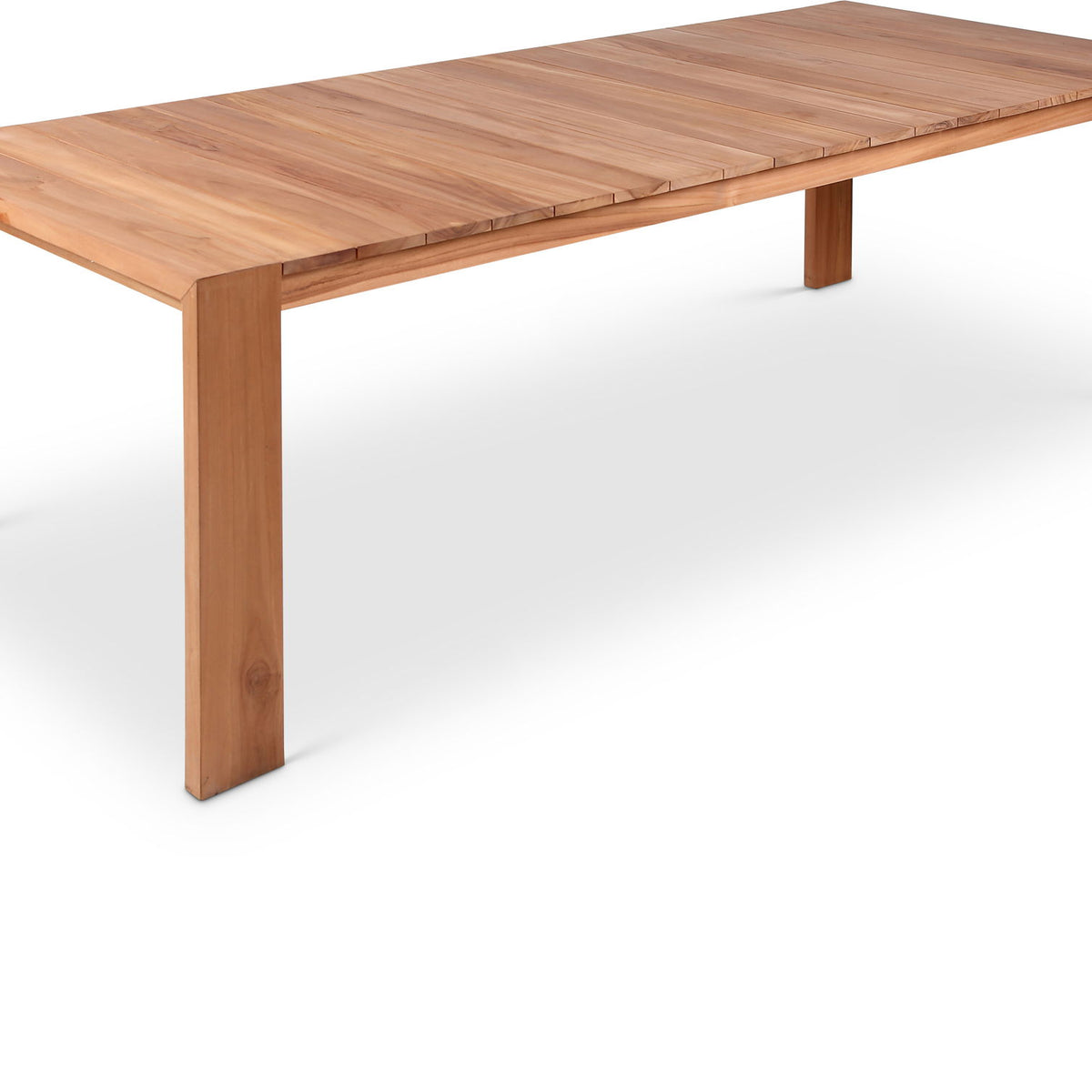 Tulum - Teak Outdoor Patio Dining Table - Natural