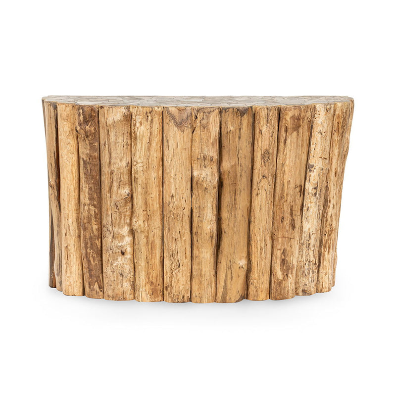 Norwest Petrified - Wood Console Table - Natural