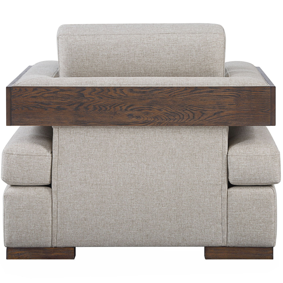 Niamey - Chair With 1 Toss Pillow - Walnut