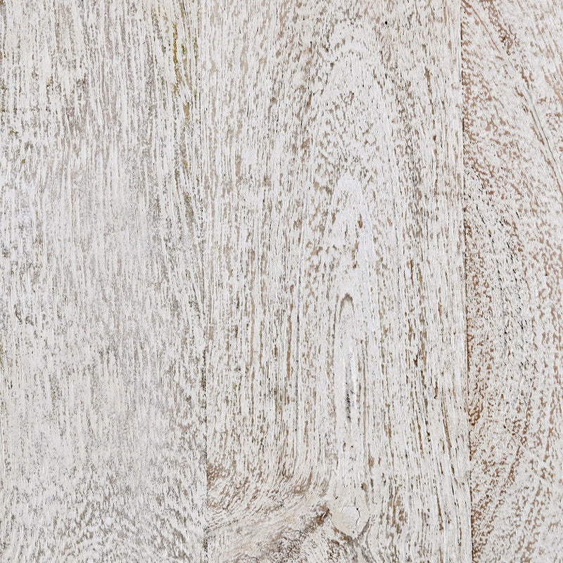 Close-up of light wood grain texture with subtle distress marks