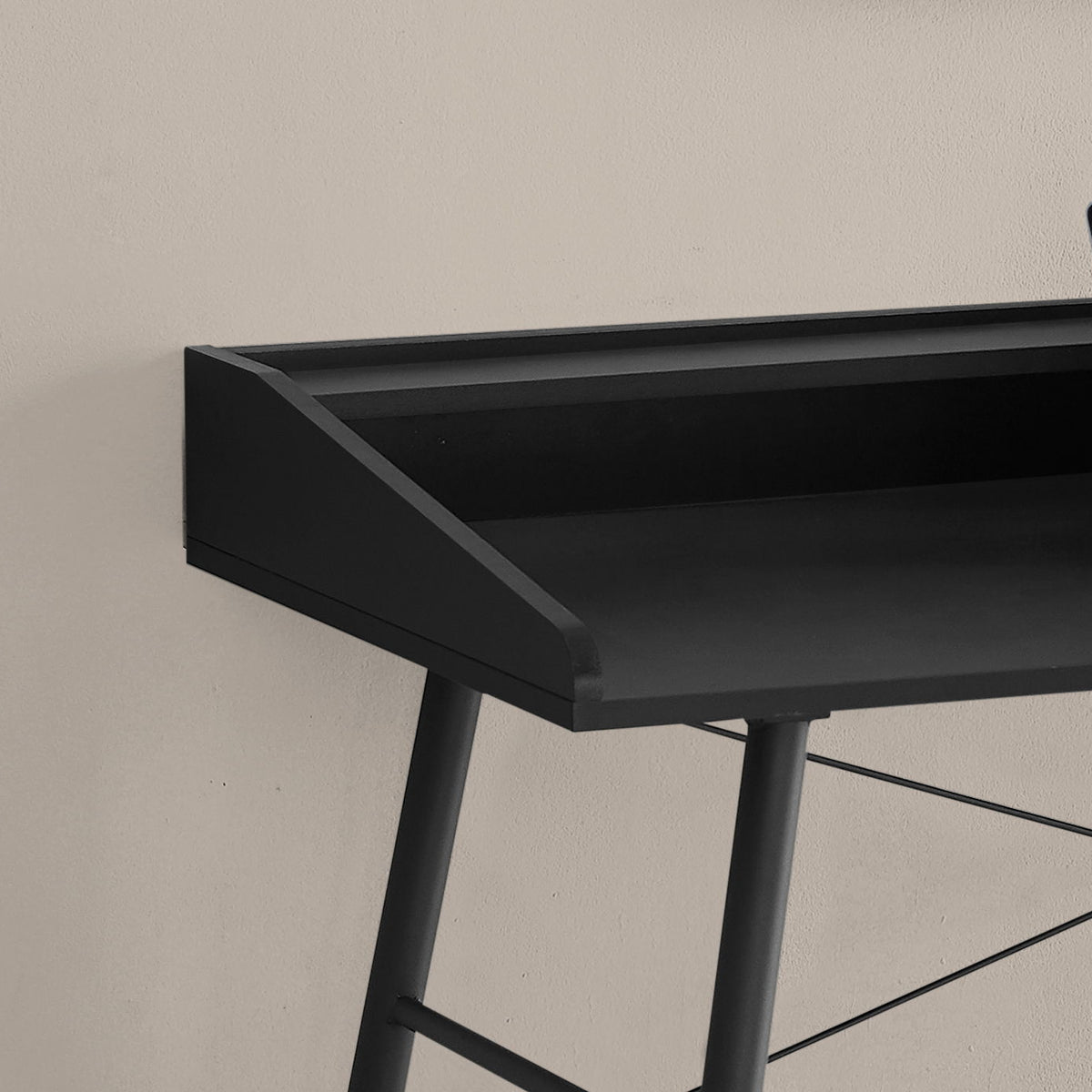Computer Desk For Home Office, Sturdy Construction, Storage Shelves