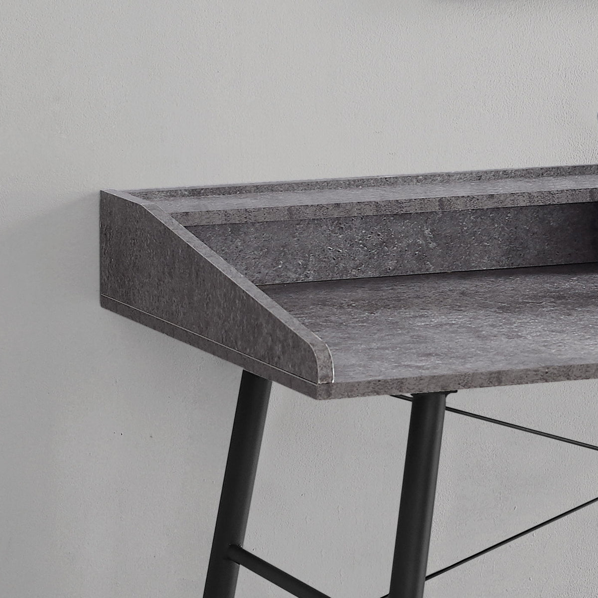 Computer Desk For Home Office, Sturdy Construction, Storage Shelves