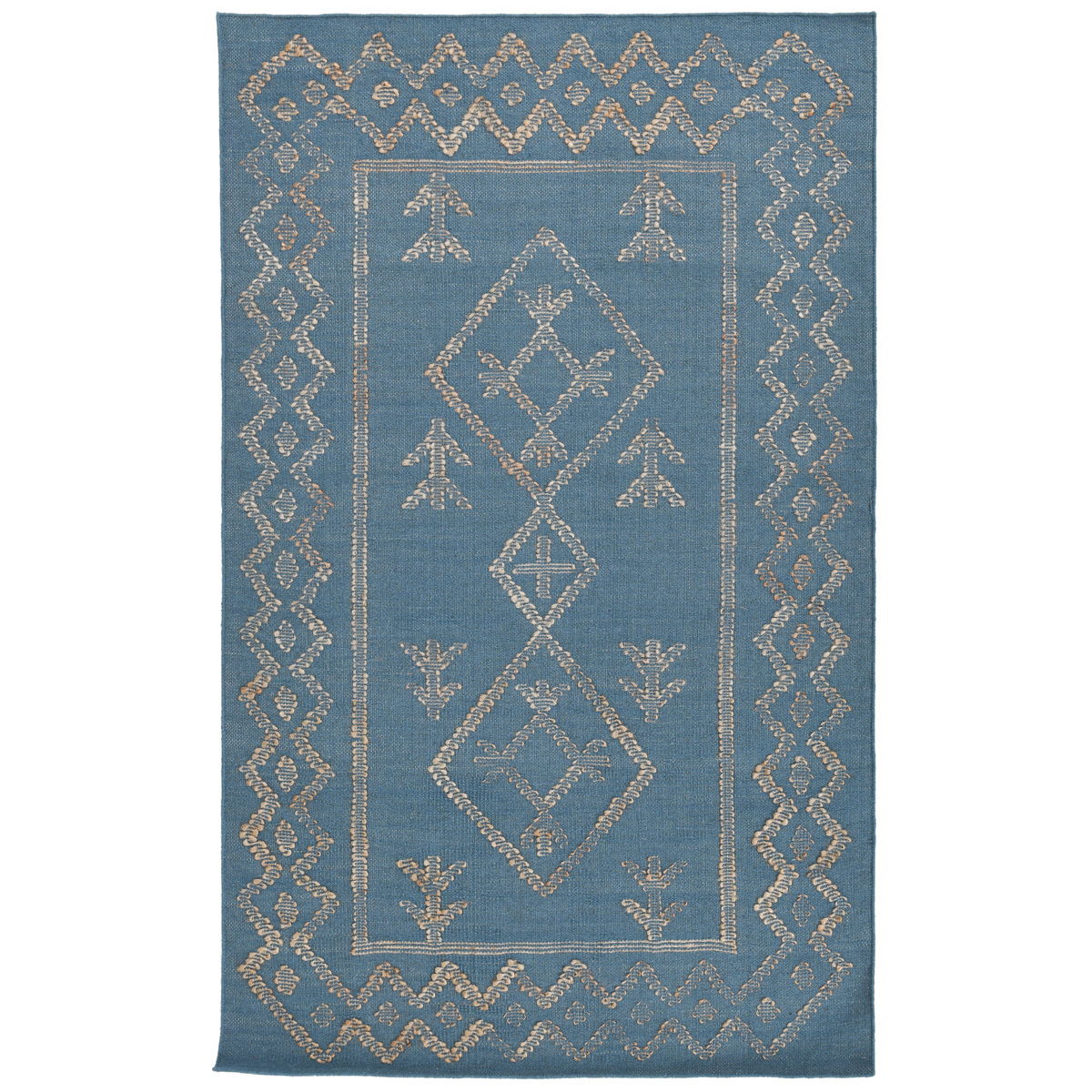 Comporta - 2' x 3' Lagos Rug - Blue/Natural