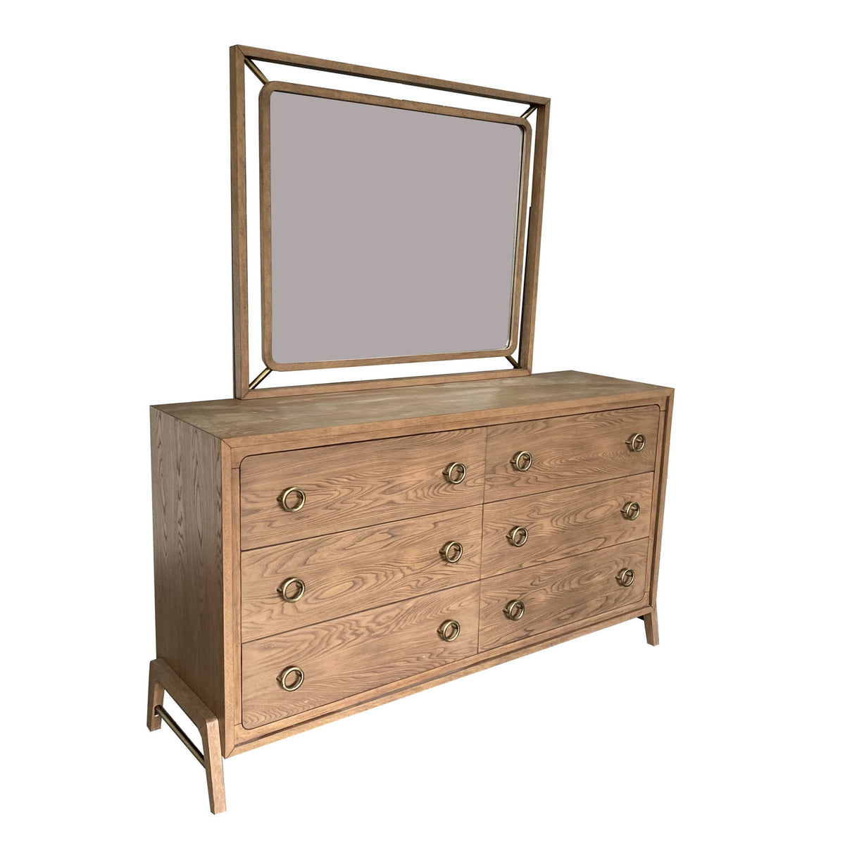 Mirror - Light Brown