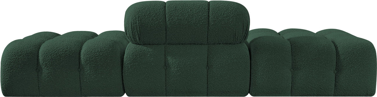 Ames - 3 Piece Boucle Upholstered Modular Sofa With 2 Backless Seats