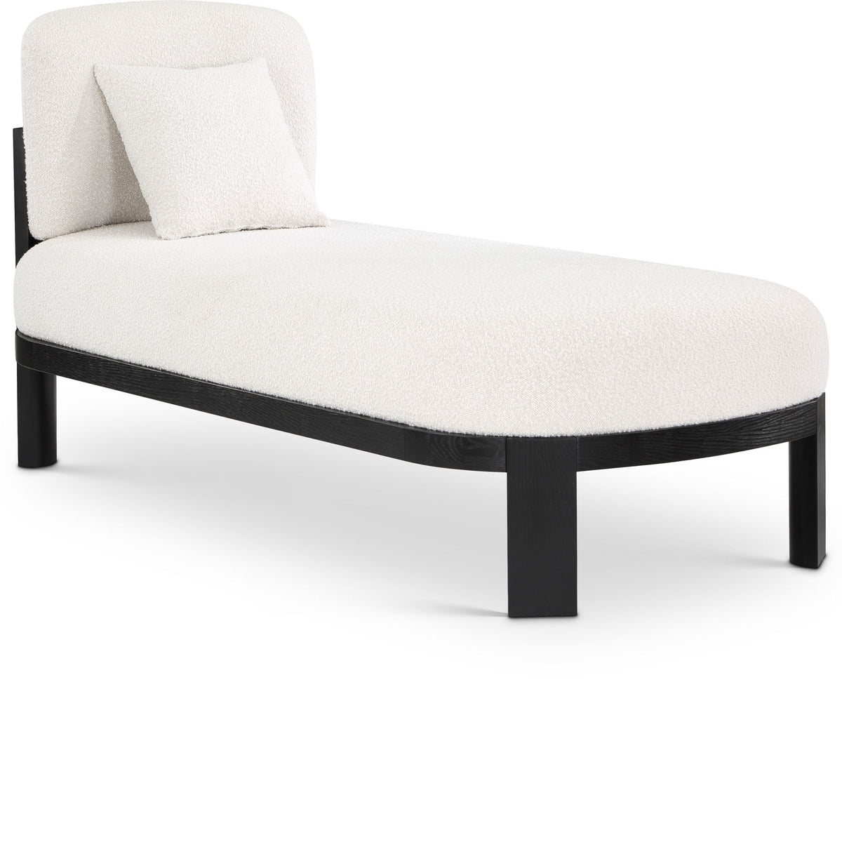 Maybourne - Chaise / Bench With Black Frame