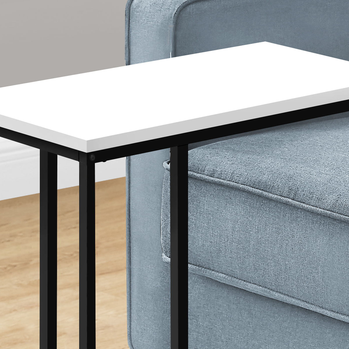 Accent Table, C - Shaped, Space-Saving Functionality