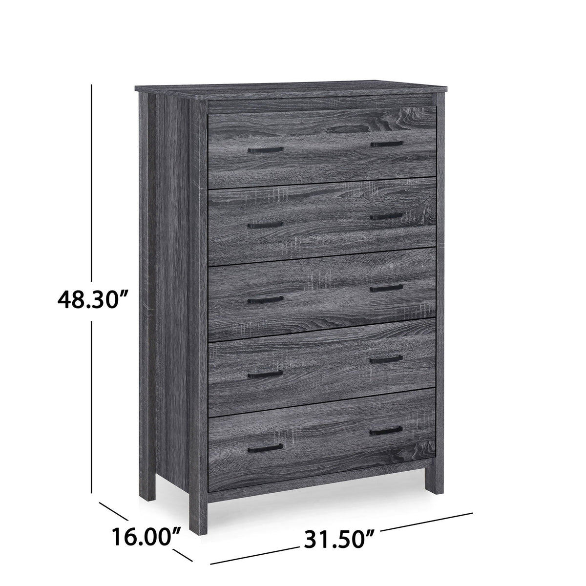 Titeca - Contemporary 5 Drawer Dresser
