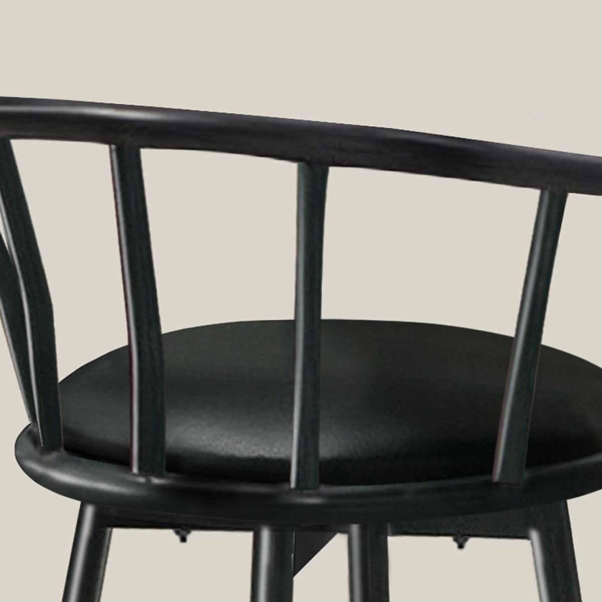 Swivel Stool Bar Height, Stylish Design Contemporary & Modern (Set of 2)