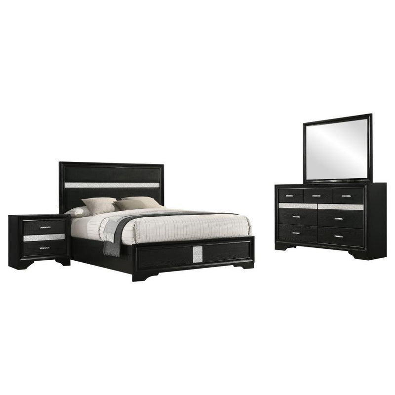 Miranda - Panel Bedroom Set - Black