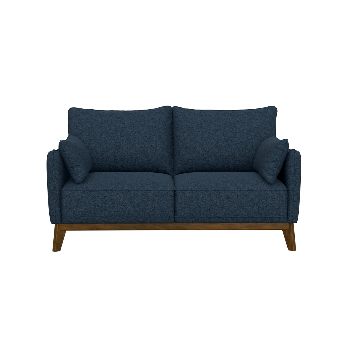 Loveseat With Flared Legs - Blue