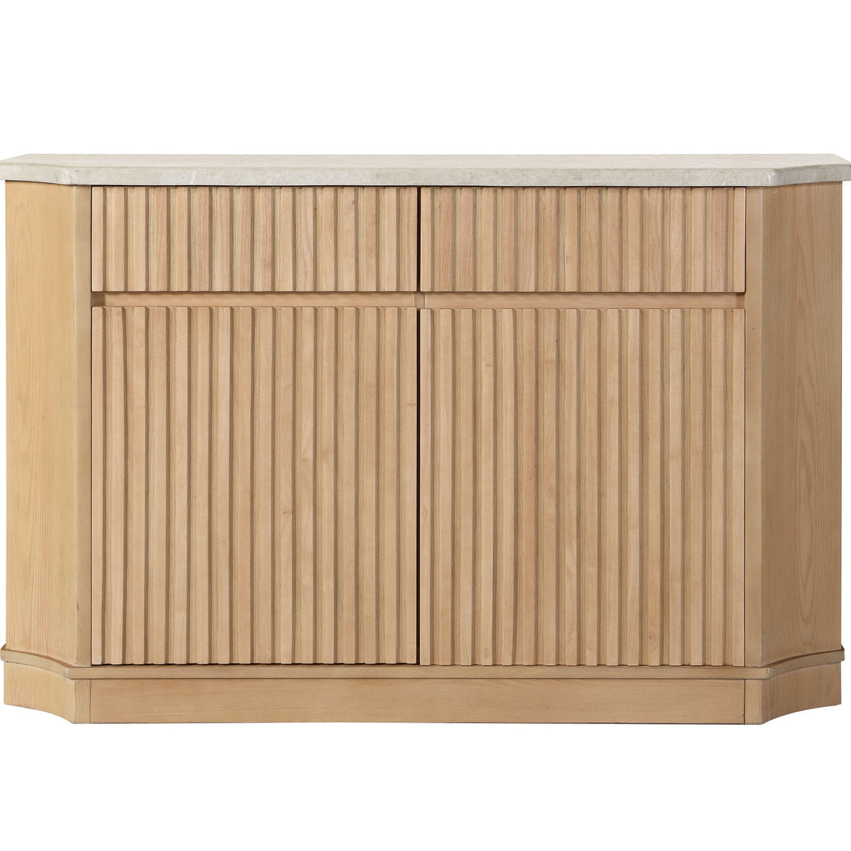 Qwin - Server - Natural Marble / Oak