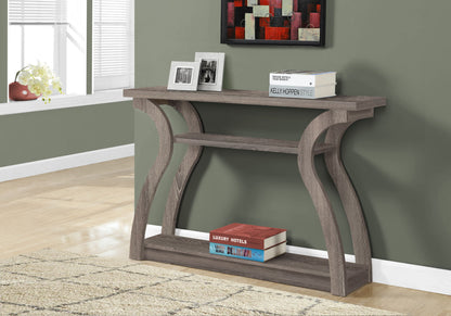 Accent Console Table For Entryway, Unique Curved Design