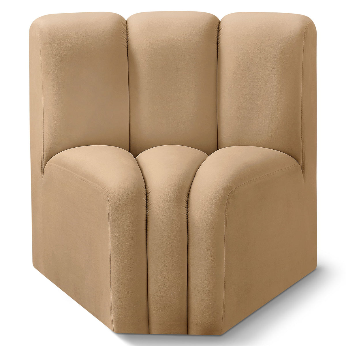 Arc - Velvet Curved Corner Chair