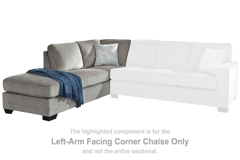 Altari - Laf Corner Chaise - Alloy