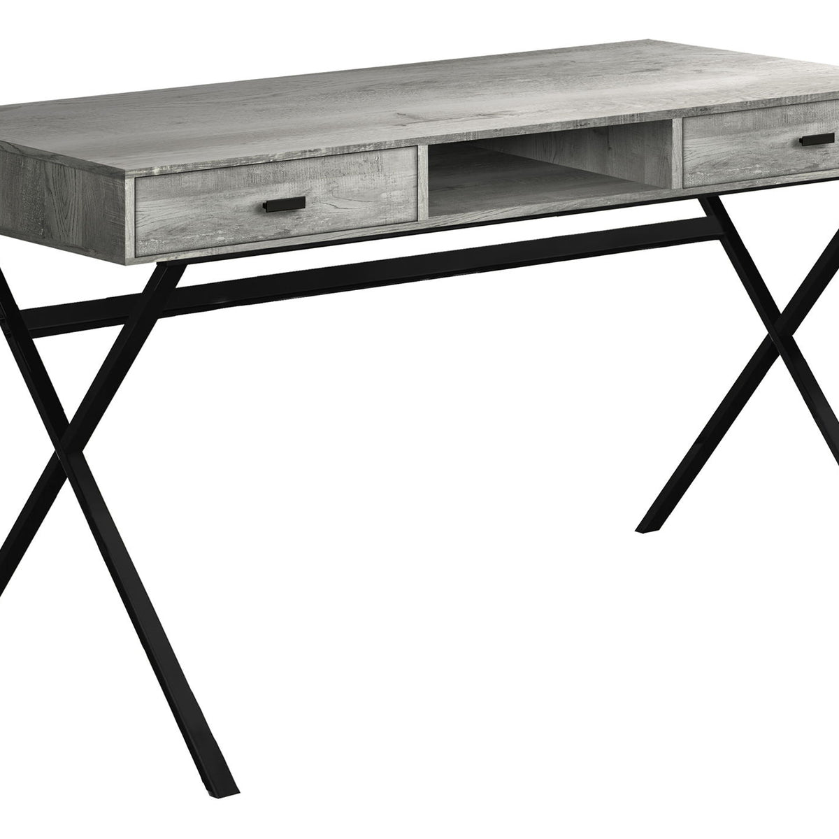 Computer Desk For Home Office, Laptop, Storage Drawers, Glossy Contemporary & Modern