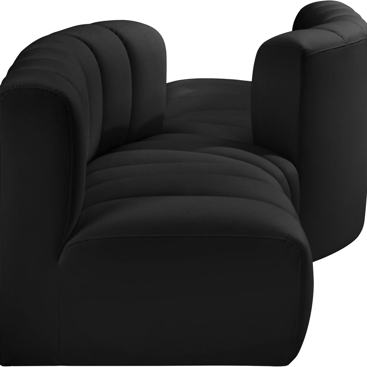 Arc - Faux Leather 4 Piece Sofa