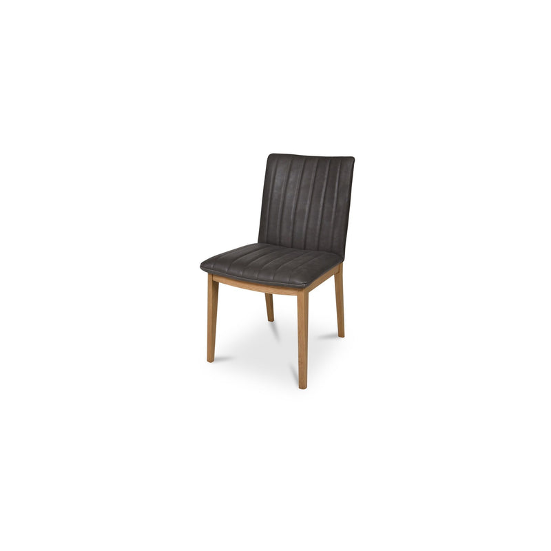 Demi - Leather Dining Chair (Set of 2) - Brown