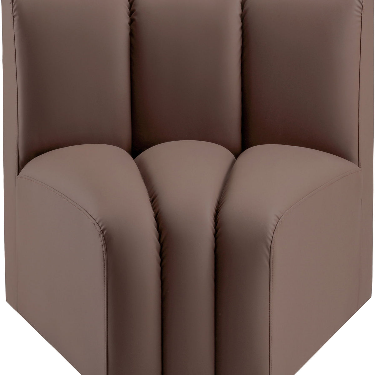 Arc - Faux Leather Curved Corner Chair