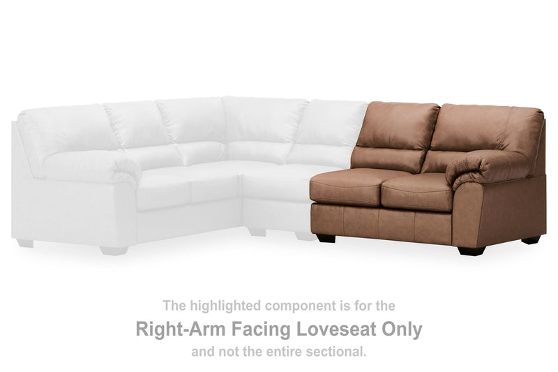WillowBend - RAF Loveseat - Caramel