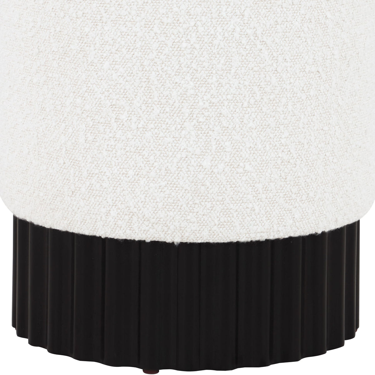 Veranda - Ottoman / Stool With Black Base