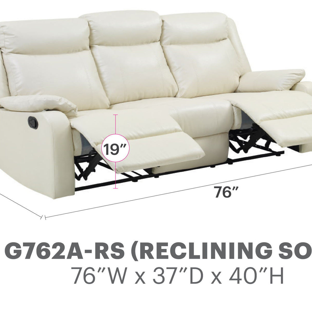 Contemporary Three Seater Sofa