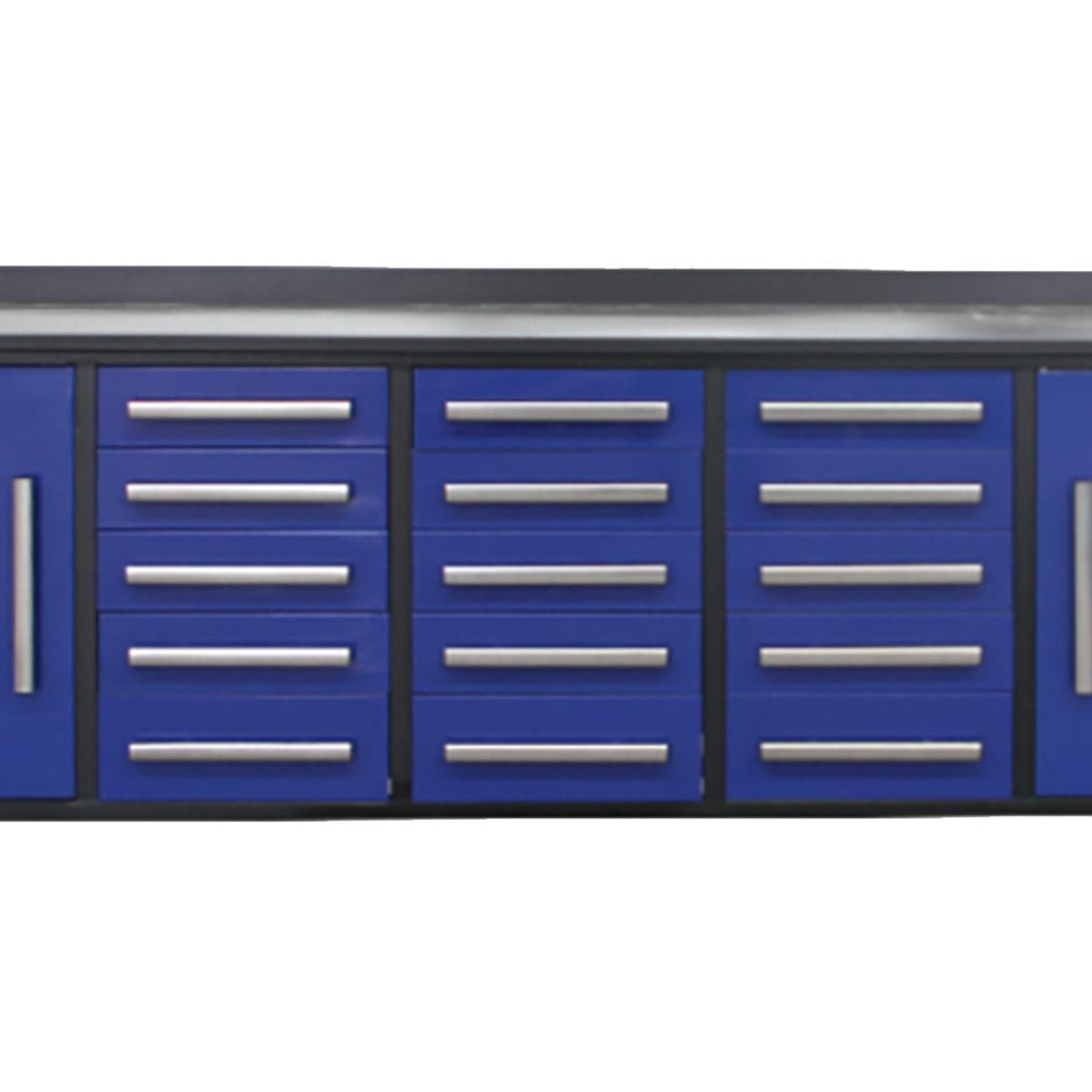 Storage Cabinet With Work Bench (15 Drawers And 2 Cabinets)