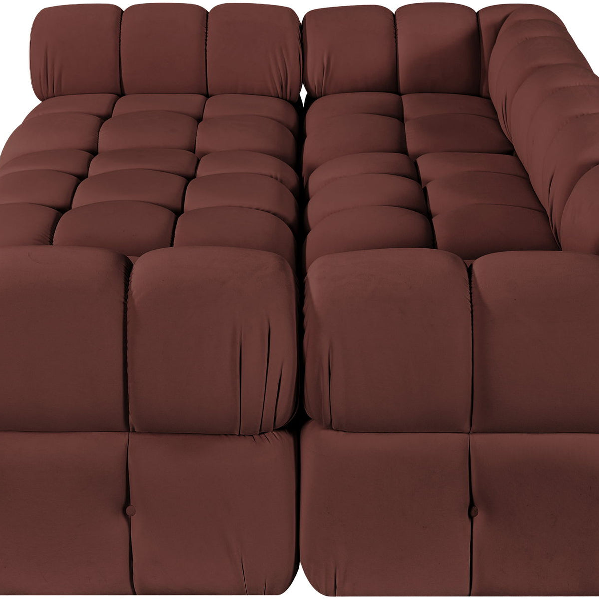 Orin - Velvet 6 Piece Modular Sectional