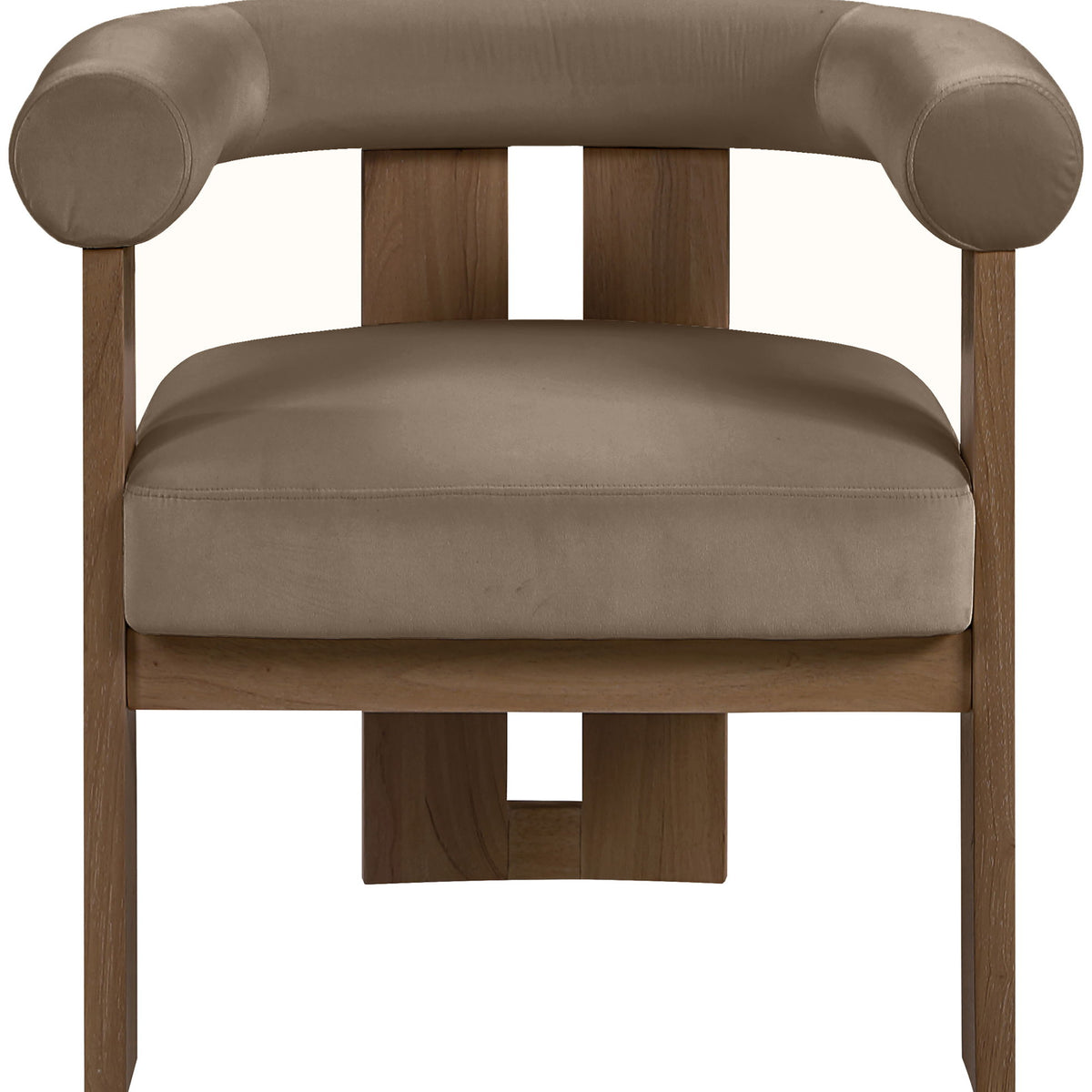 Arienzo - Performance Fabric Upholstered Accent Chair - Walnut Base